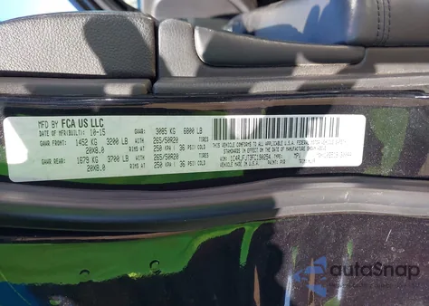 2015 Jeep Grand Cherokee Summit from USA, damaged, VIN 1C4RJFJT3FC190254